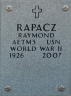 Grave Raymond Rapacz