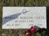 Findagrave  Marian Burson Guess
